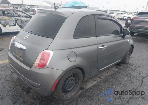 2012 Fiat 500 Pop из США, поврежденный, VIN 3C3CFFAR2CT330424